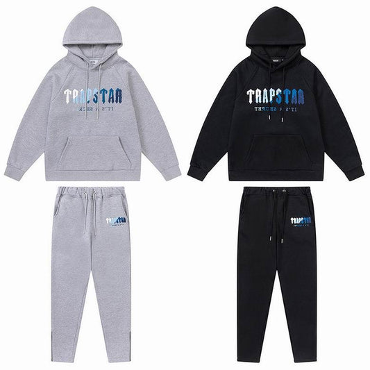 Trapstar Tracksuit Logo White-Blue